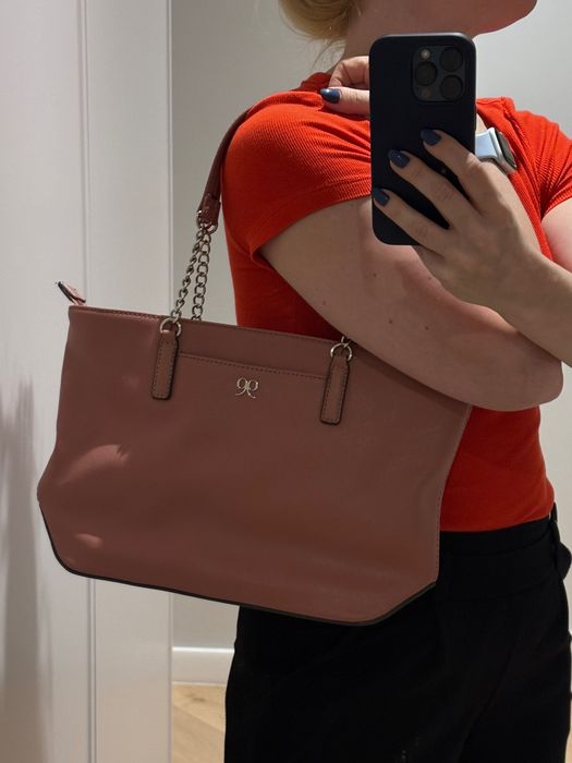 Torebka na ramię Nine West różowa