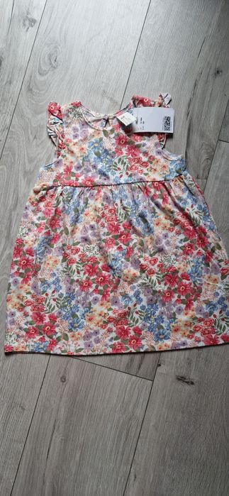 H&M sukienka kwiaty kwiatki letnia