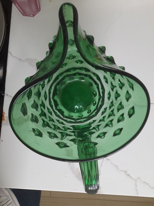 Dzbanek szklany Empoli , retro 25cm