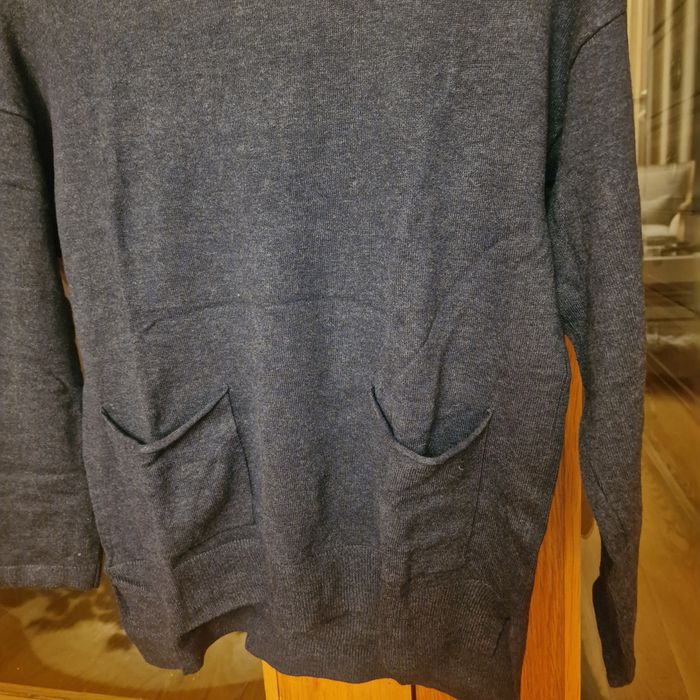 Camisola azul menina com bolsos