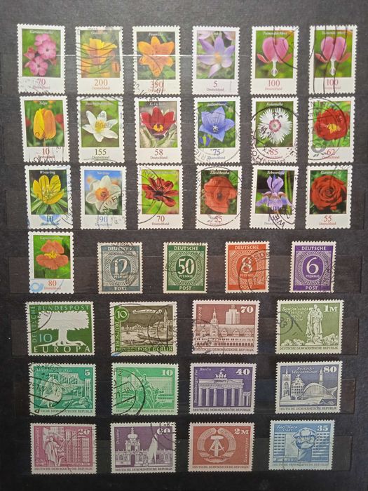 Znaczki Pocztowe Niemcy Deutche Niemieckie 253 szt (80)