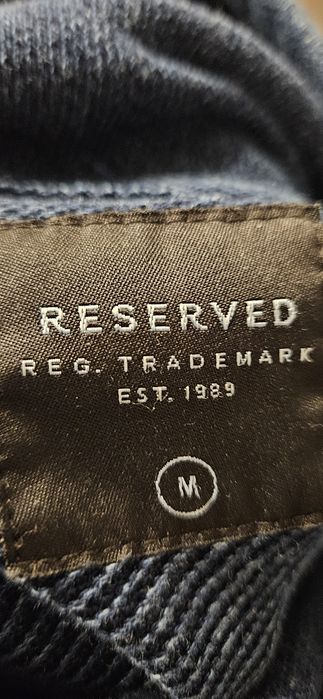 Niebieski męski sweter zapinany na zamek r XL