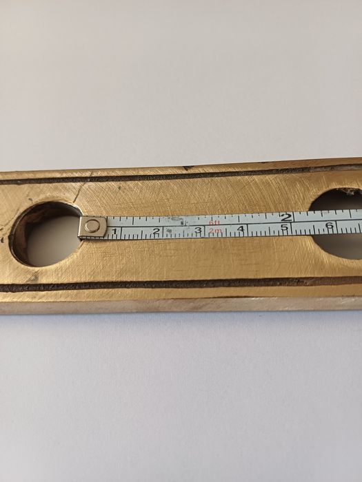 Klamka mosiężna prl