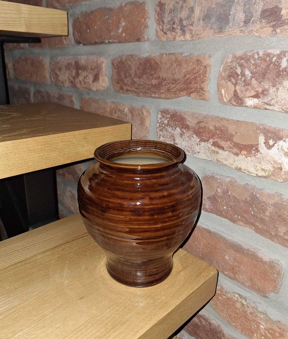 Oree Toscana brązowy wazon ceramiczny