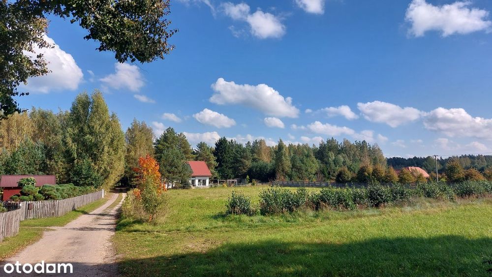 Działka budowlana 4015 m², blisko jeziora