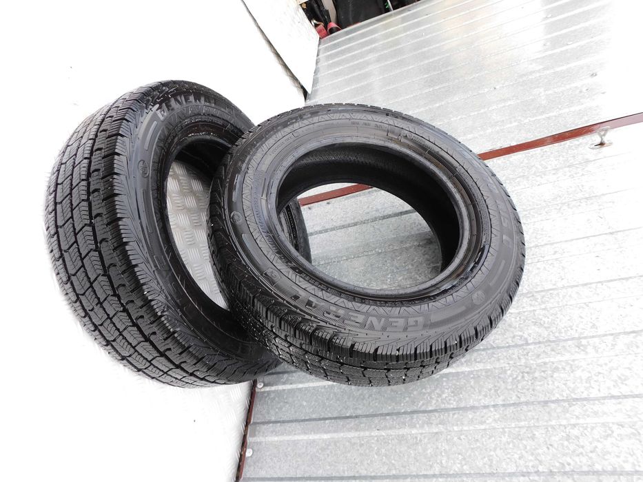 Opony zimowe 195/70 R15C komplet 2 szt GENERAL EUROVAN 20r Jastew • OLX.pl