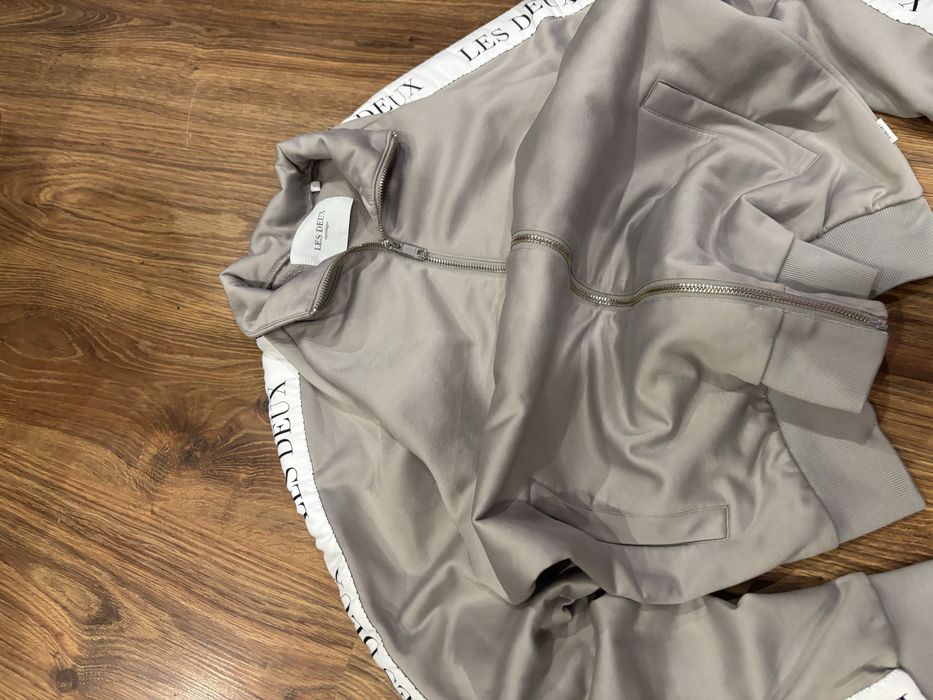 Bezowa bluza zauswana, meska, S, nowa