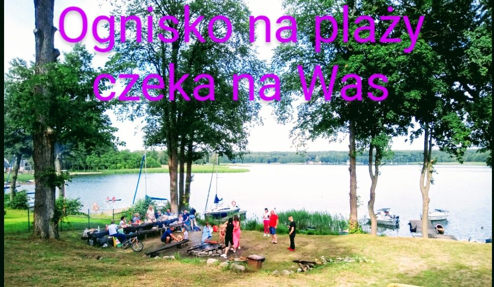 Drewniany domek u Niny nad Jeziorem Niesłysz.