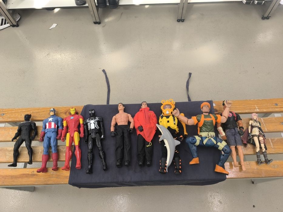 Figuras marvel Vingadores / Action Man