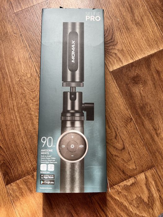 Селфі Монопод-трипод Momax Selfie Pro Bluetooth - 90cm (Black) KMS4D