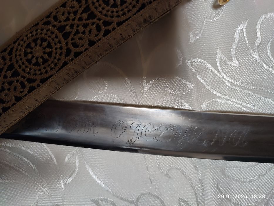 Szabla.Komplet z pochwą.