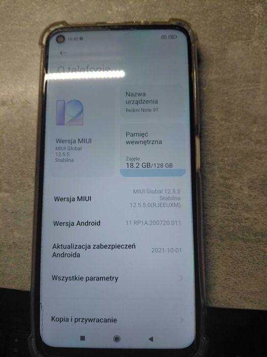 Telefon Redmi Note 9T 5G 128GB