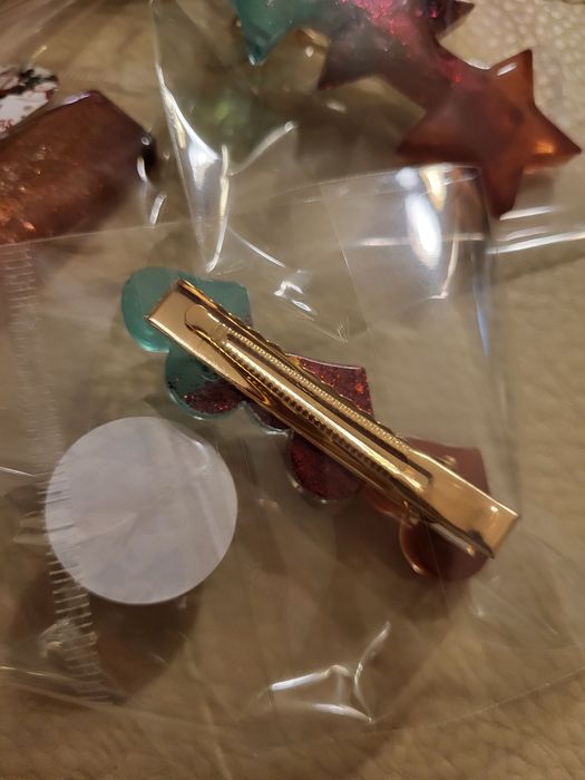 Molas de cabelos efeito natal