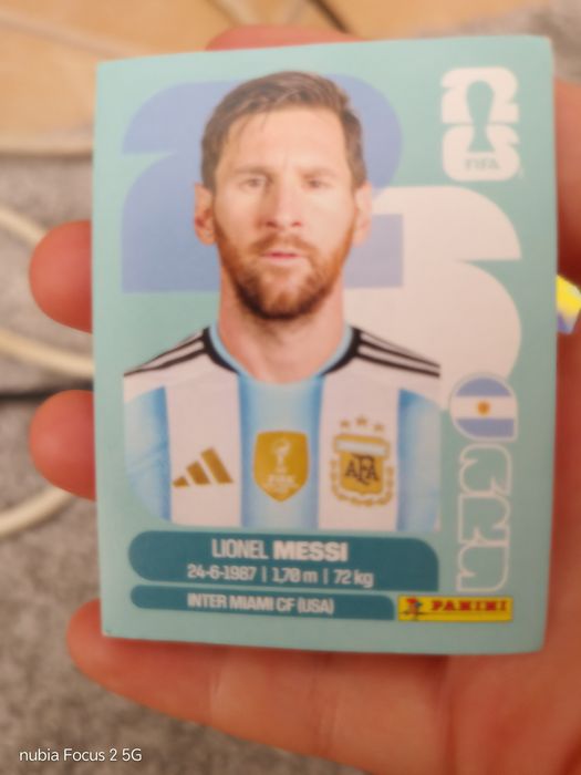 Lionel Messi Copa 2026 Panini original