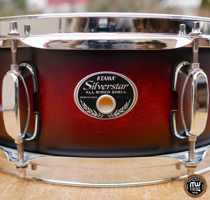 ‼️ Werbel Tama Silverstar Birch 14” x 5” Satin Cherry Burst ‼️
