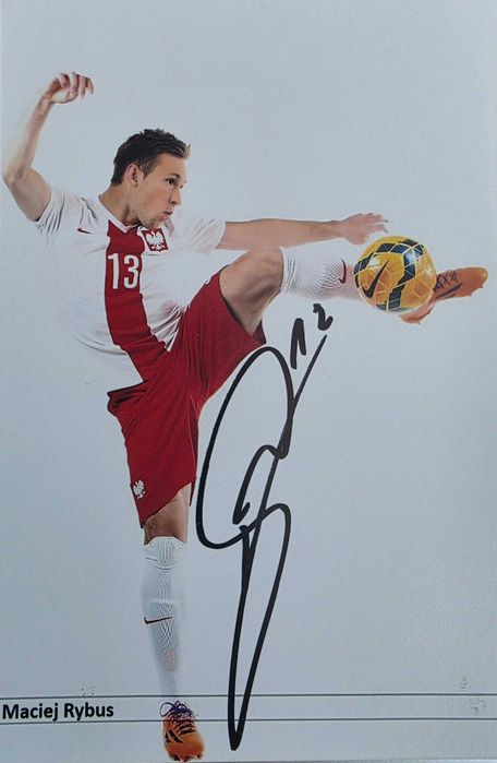 MACIEJ RYBUS - oryginalny autograf