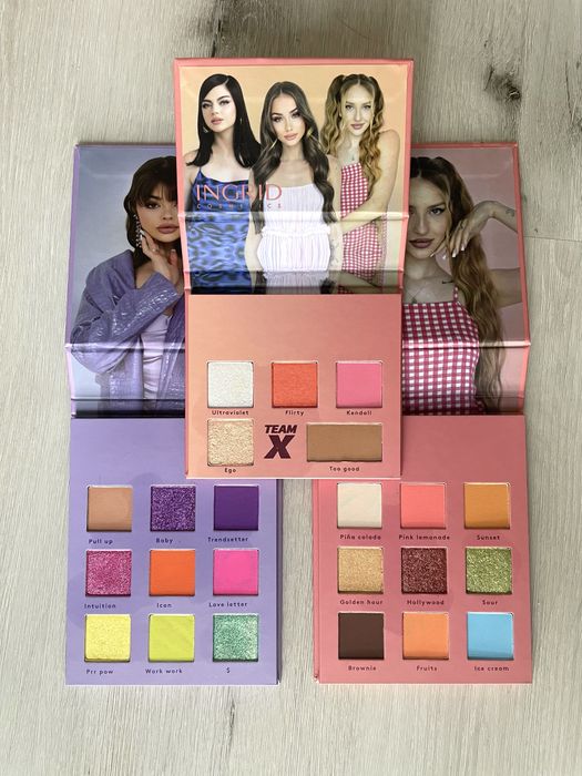 Zestaw paletek cieni do powiek Team X Ingrid