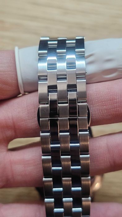 Relógio Seiko Presage Cocktail Branco e Prateado com Pulseira Castanha e Prateada