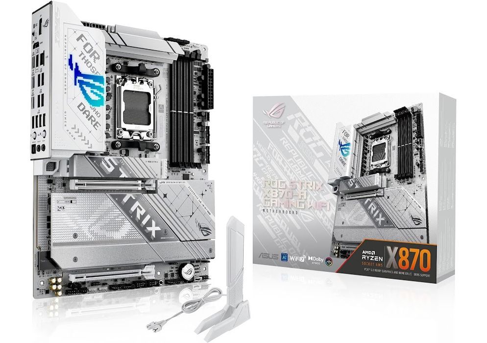 Płyta główna ASUS ROG Strix X870-A Gaming WiFi (AMD AM5, ATX, DDR5, WiFi, Bluetooth) (90MB1IF0-M0EAY0)
