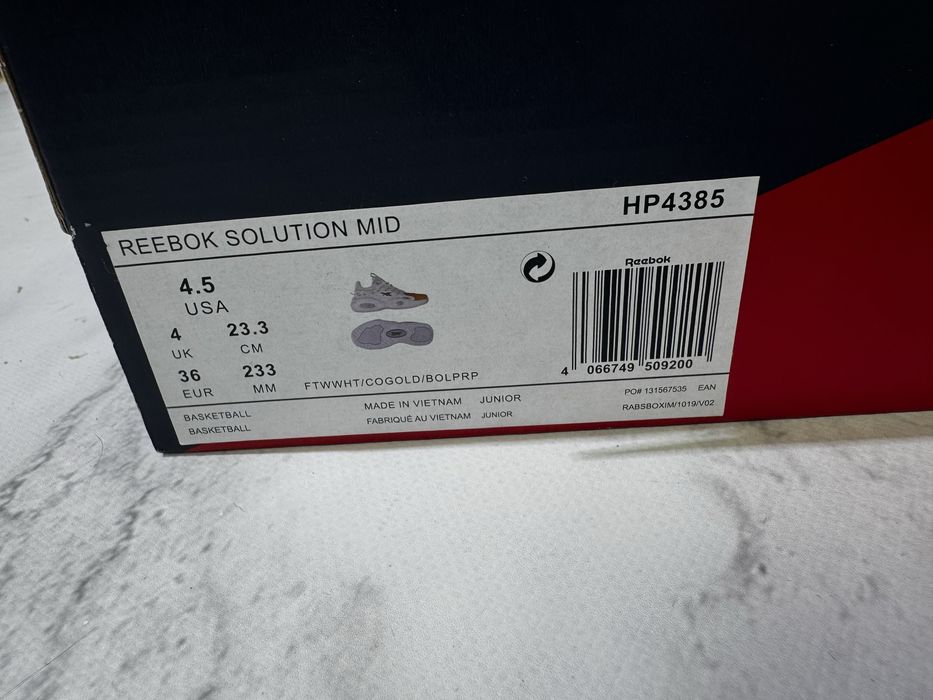 Reebok Solution Mid adidasy damskie basketball nowe