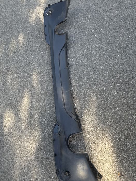 Спойлер (накладка) заднього бамперу BMW X3 G01 51128094860 (під круглі вихлопні) гарний стан