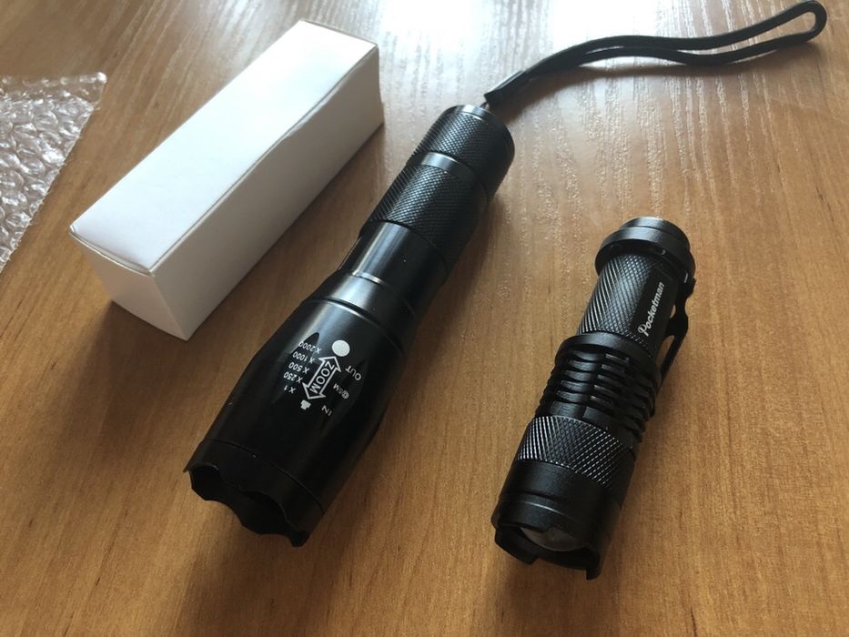Продам НОВЫЙ светодиодный мощный фонарик Police pocketman с зумом