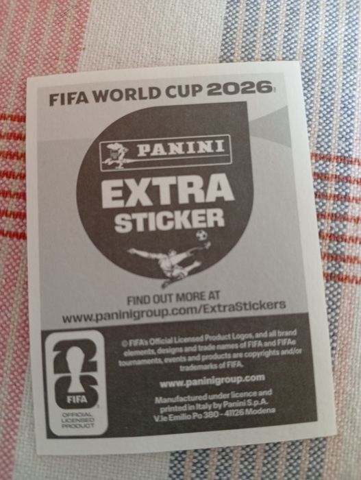 Cristiano Ronaldo Extra Sticker Panini Bronze – FIFA World Cup 2026
