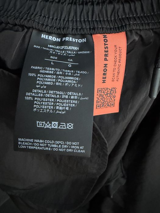 Heron Preston HP FLY NYLON trackpants