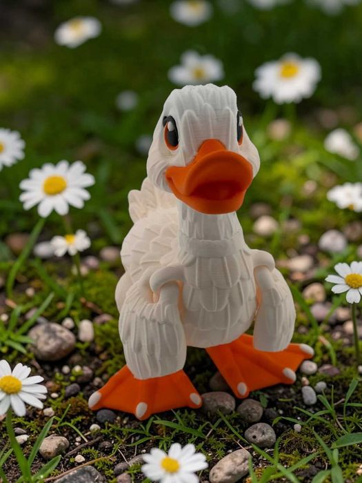 Kaczka Biała Figurka