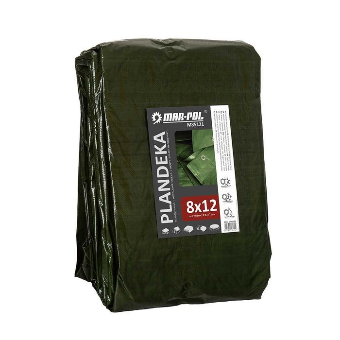 Plandeka 8x12mm gruba Wodoodporna Wzmacniana przelotki