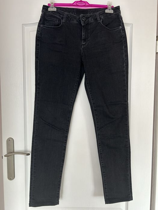 Jeansy czarne Trussardi Jeans