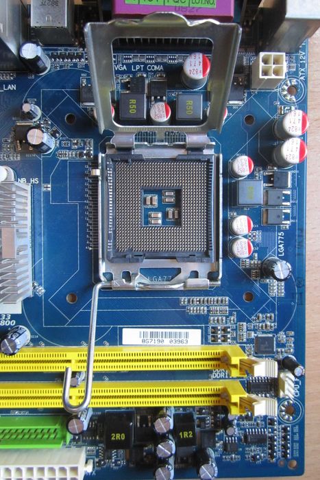 Материнская плата Gigabyte GA-G31M-S2L (S775, G31, PCI-E16, SATA, VGA)