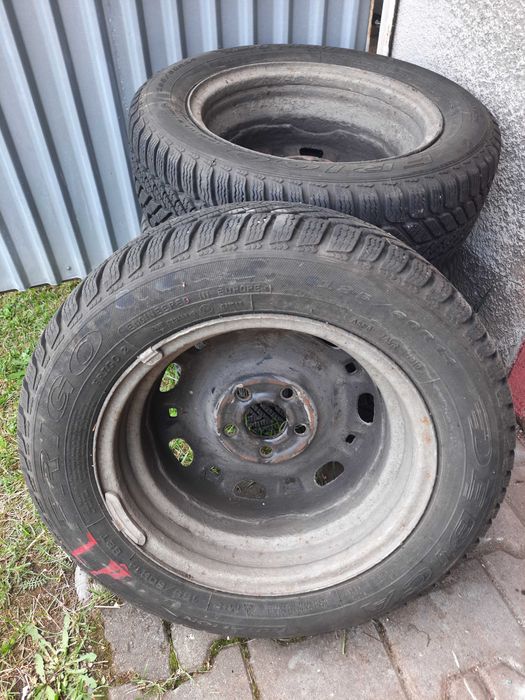 Opony z felgami stalowymi 4x100 14 cali