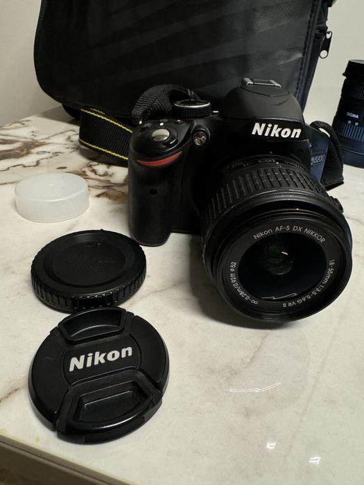 Lustrzanka Nikon D3200 + SIGMA EX