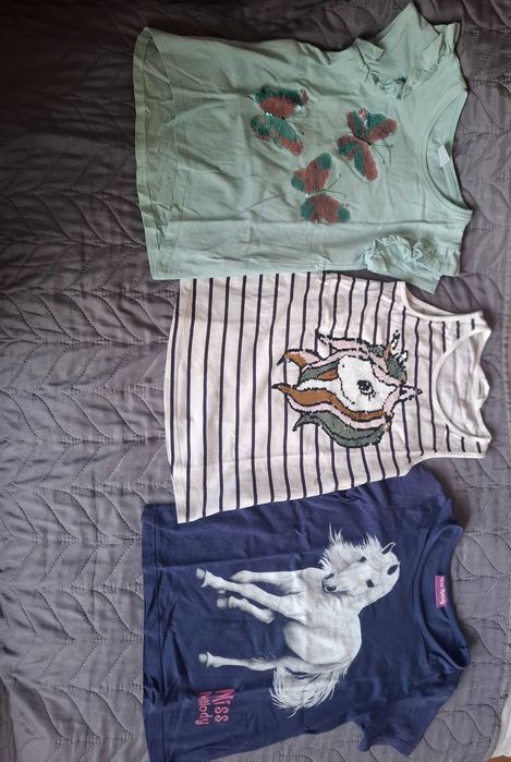 Ubranka, ubrania 128cm dla dziewczynki