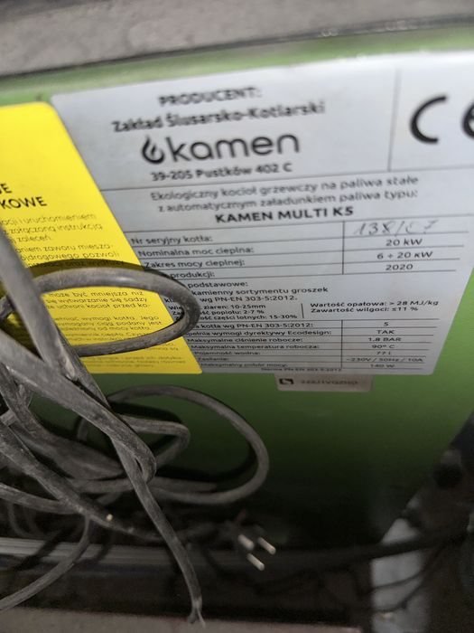 Piec kamen 20kw