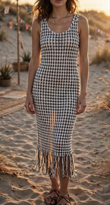 Sukienka boho mango 34 xs