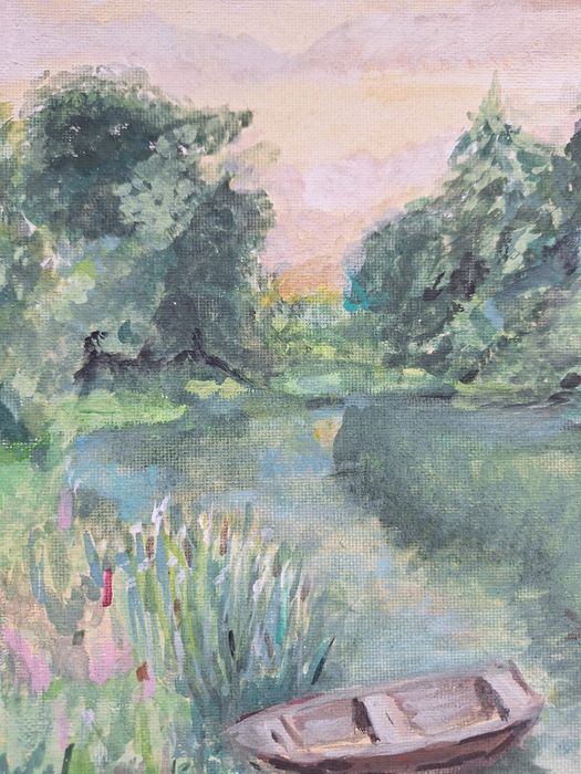 Pintura a Guache sobre Tela