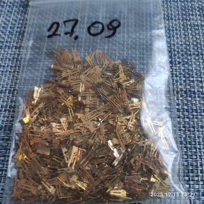 Позолота контакти