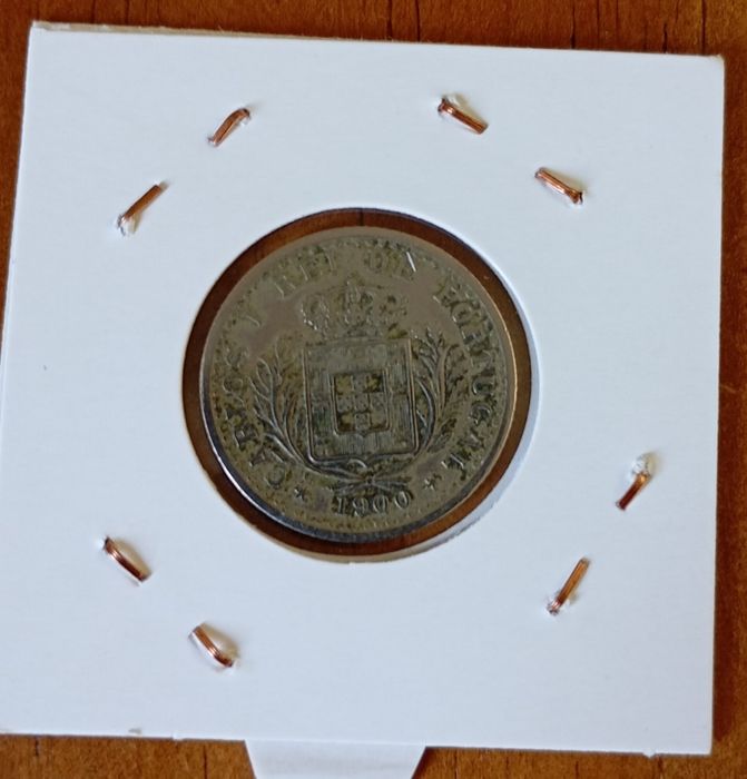 Moeda de 100 réis de 1900