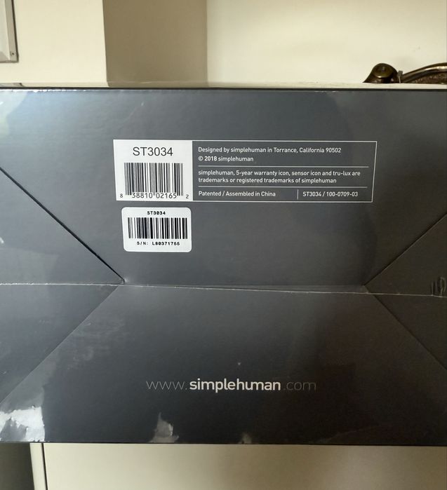 Lusterko kosmetyczne Simplehuman ST3034