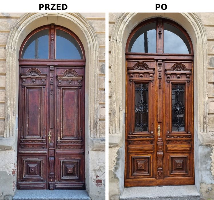 Renowacja drzwi drewnianych | Drzwi zabytkowe | Dolny Śląsk |