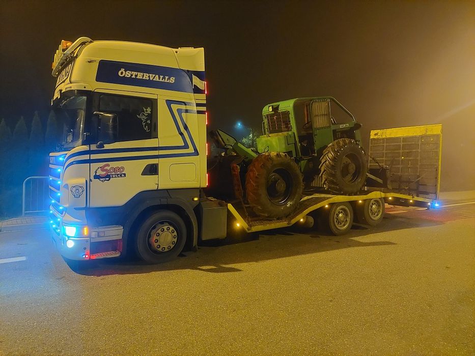 Pomoc drogowa transport maszyn