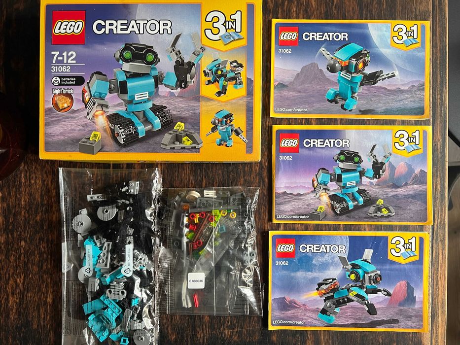 LEGO CREATOR 3 em 1 : 31062 : Robot Explorador