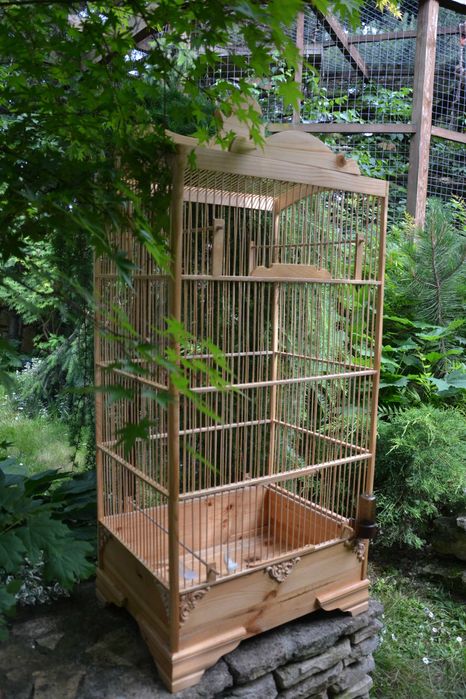 Drewniane KLATKI dla Ptaków śpiewających