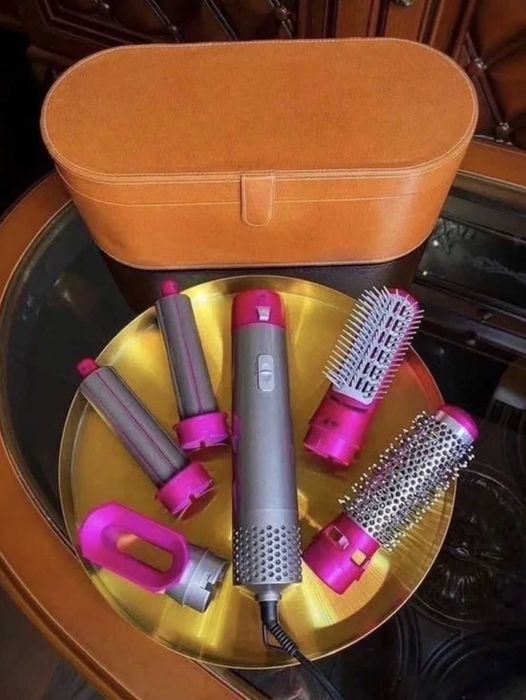 Крутий стайлер з 5 насадками фен з насадками для укладки волосся