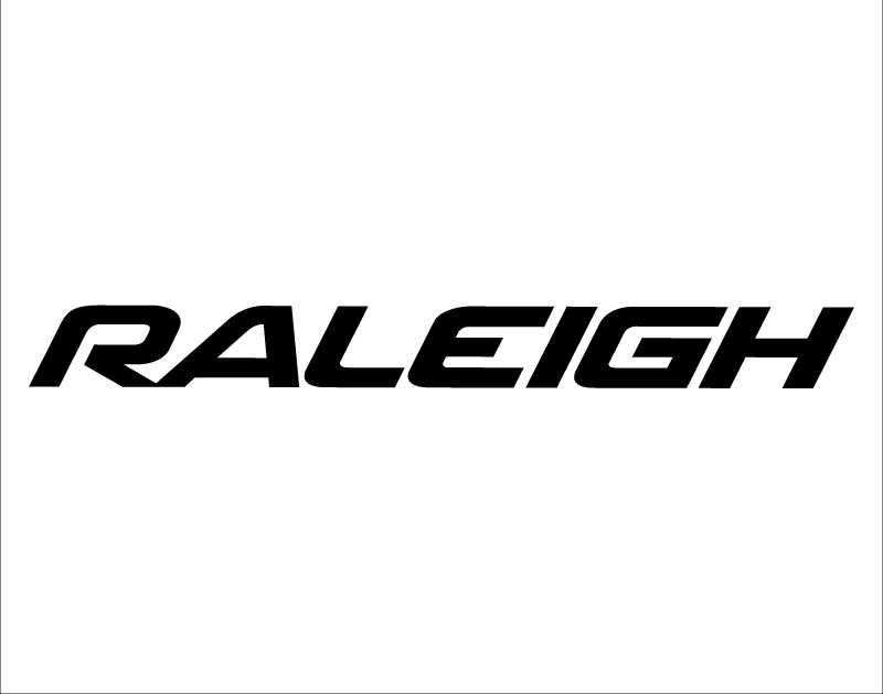 RALEIGH naklejki zastępcze na rower komplet 6 sztuk