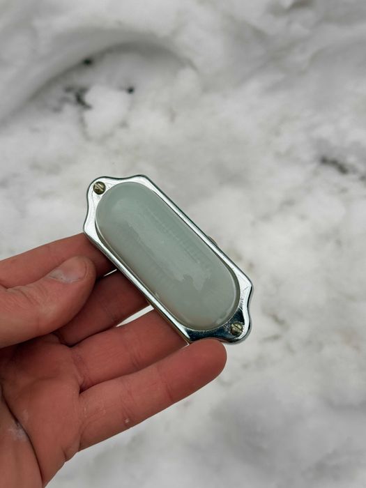 Плафон освітлення салону ПК-5/ Москвич 400 / 401/ хром фонар