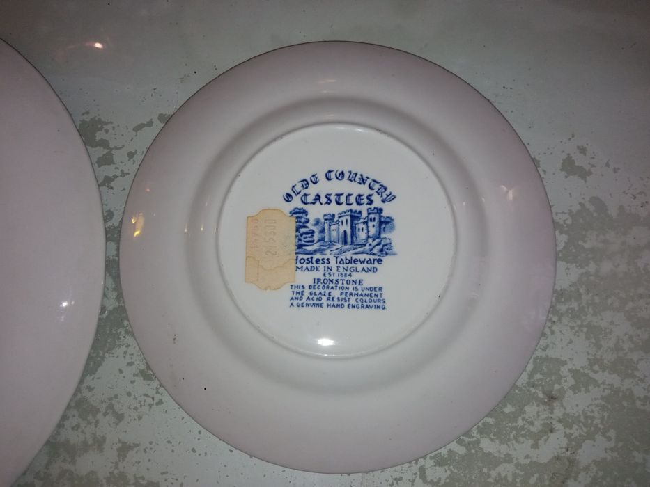 Conjunto 3 pratos ingleses