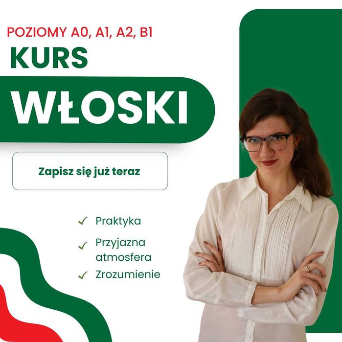 Korepetycje Włoski, zajęcia z Amelią